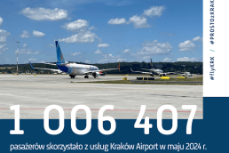 Kraków Airport podał wyniki za maj 2024