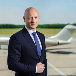 Karol Przywara, prezes zarządu lotniska we Wrocławiu