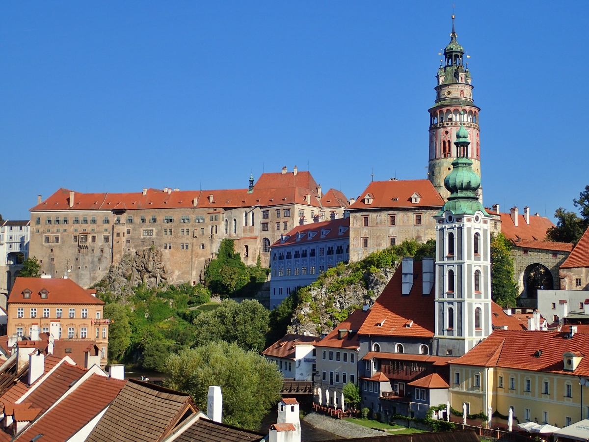 Czeski Krumlov jest jednym z najpopularniejszych miasteczek Czech Południowych /fot. Mieczysław Pawłowicz